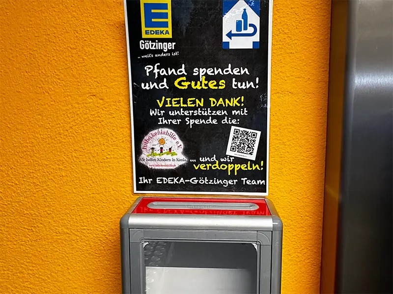 Pfand spenden - EDEKA Lindenholzhausen Getränkemarkt